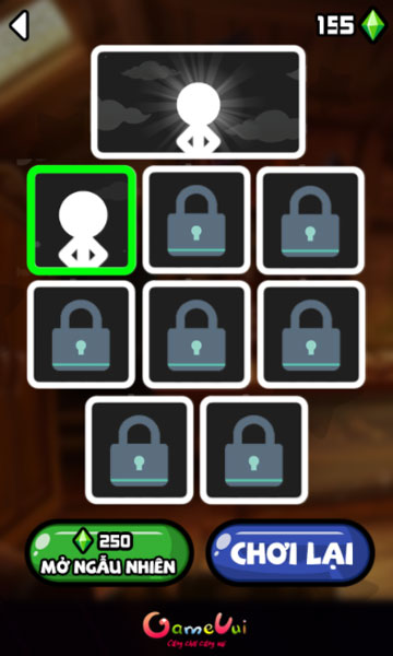 Mở khóa thêm nhân vật stickman