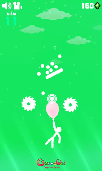 Giúp người que stickman bay thật cao