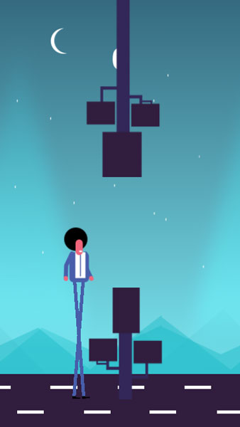 Bấm để kéo dài chân