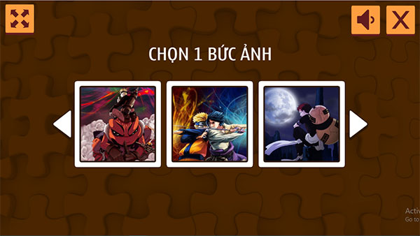 Có nhiều bức tranh cho bạn chọn