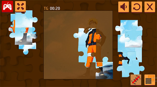 Hãy xếp các miếng ghép lại thành bức tranh hoàn chỉnh