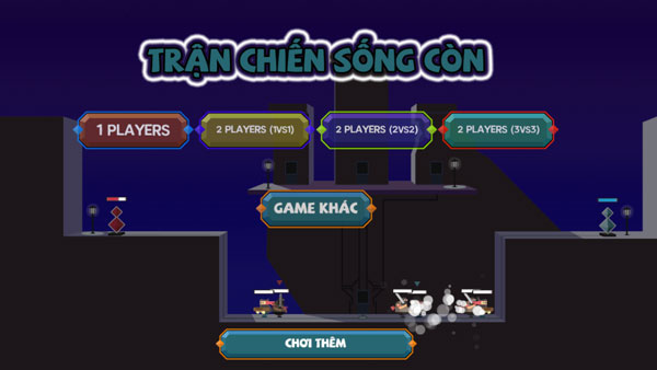 Chọn chế độ chơi