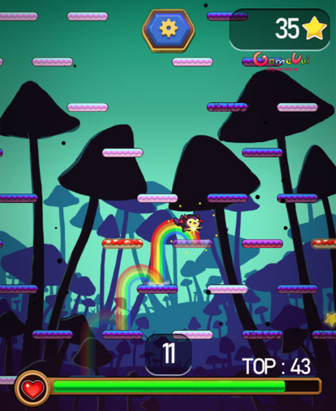 Điều khiển Happy Hop 2 nhảy lên