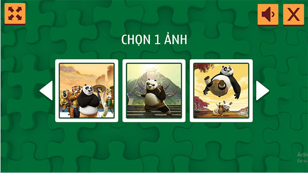 Có nhiều bức tranh cho bạn chọn