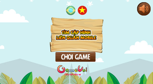 Chơi game Tìm cặp hình Liên Quân Mobile - GameVui