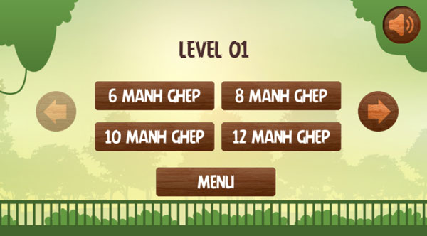 4 thử thách chính trong nhiều level