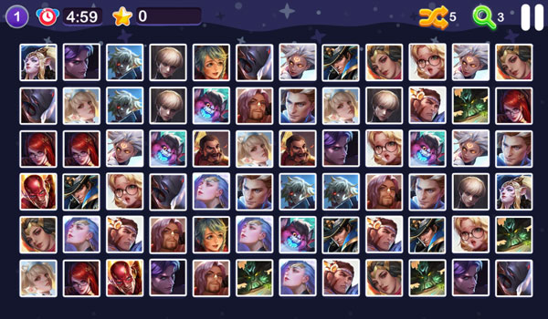 Thử thách xếp hình pikachu liên quân