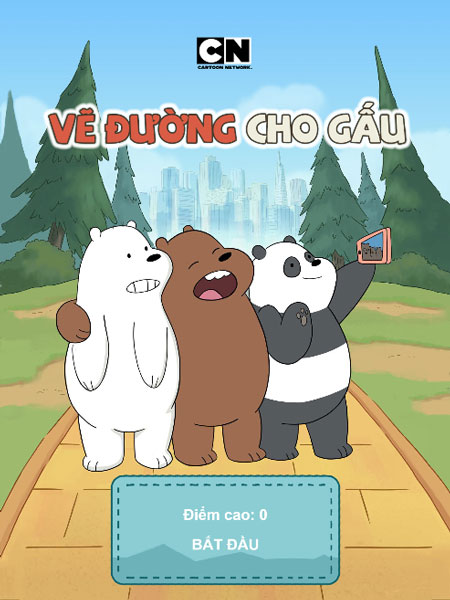 Chơi game Vẽ đường cho gấu - GameVui