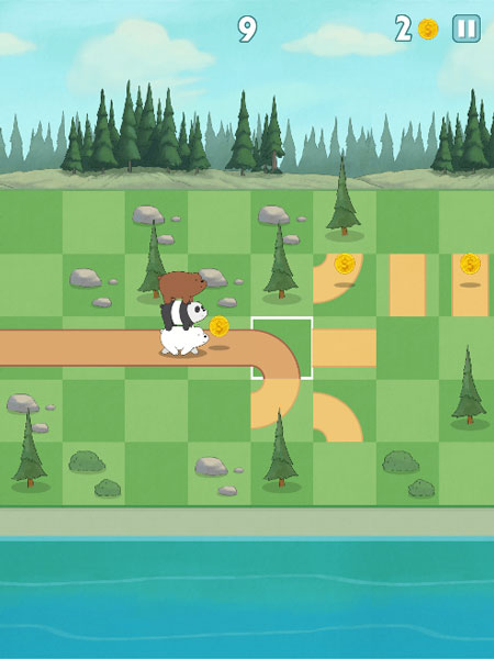 Giúp 3 chú gấu trúc đi thật xa