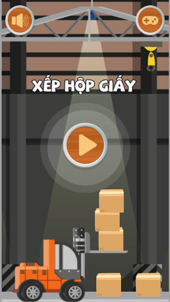 Chơi game Xếp hộp giấy - GameVui
