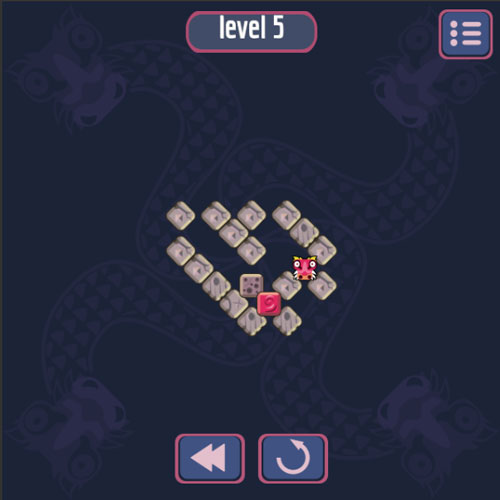 Giúp rồng lửa Roloong nuốt hết những viên đá kỳ diệu