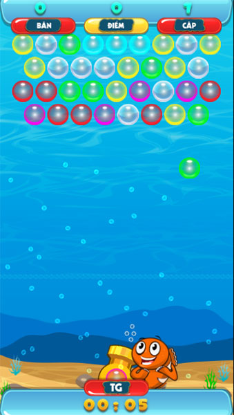 Hãy bắn bóng lên phía trên