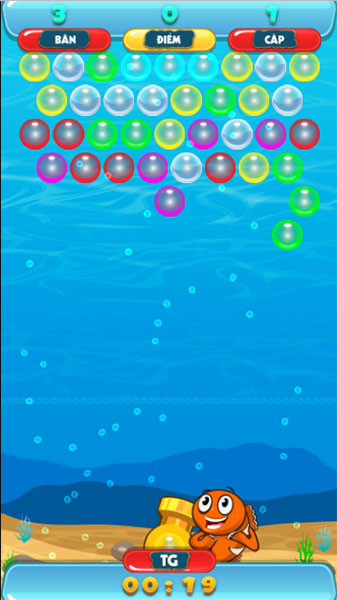 Sao cho 3 quả cùng màu ở cạnh nhau