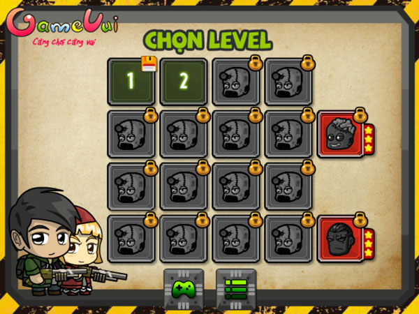 Lựa chọn level thử thách