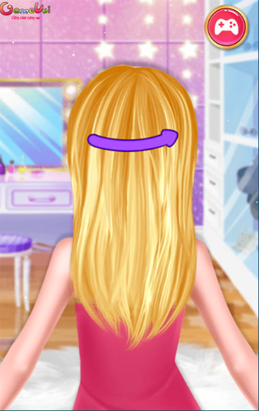 Tạo kiểu tóc cho Rapunzel