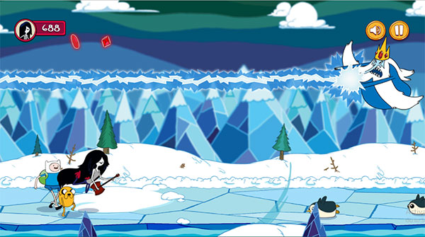 Và tránh đòn tấn công của vua băng