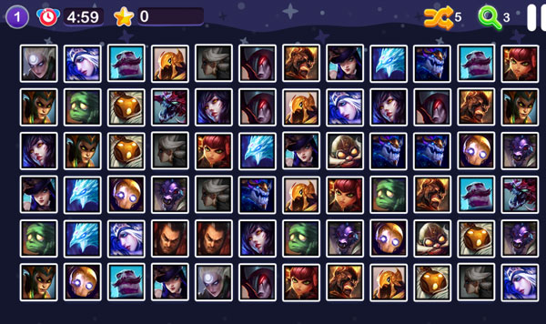 Tìm cặp hình tướng Liên minh