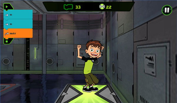 Giúp Ben 10 về đích an toàn