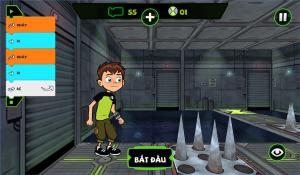 Ben 10 vượt qua cạm bẫy