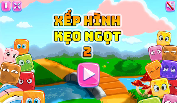 Chơi game Xếp hình kẹo ngọt 2 - GameVui