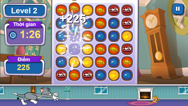 Giúp chuột Jerry chạy thật nhanh