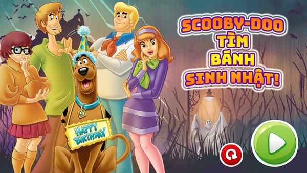 Chơi game Scooby Doo tìm bánh sinh nhật - GameVui