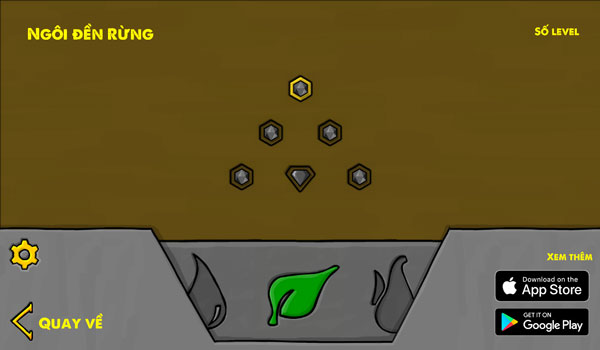 Chọn level thử thách 7 ngôi đền