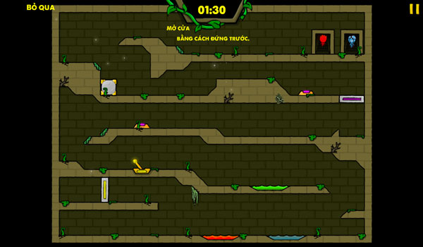 Đưa chú bé lửa và cô gái nước về đích