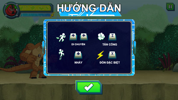Hướng dẫn chơi game Ben 10 - GameVui
