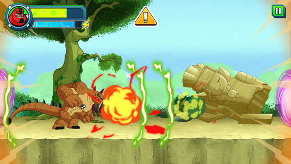 Ben 10 dùng tuyệt chiêu đặc biệt