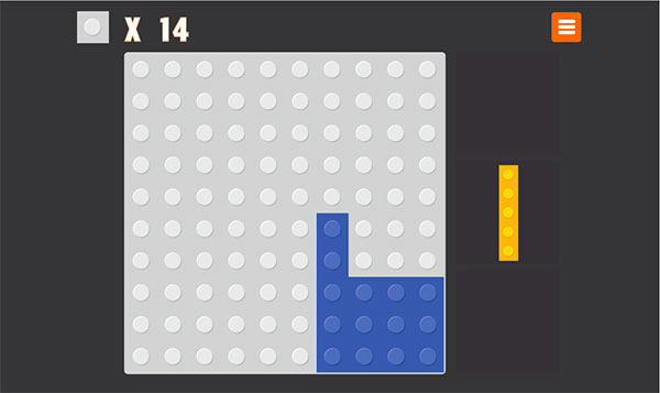 Hãy xếp các viên gach vào ô trống