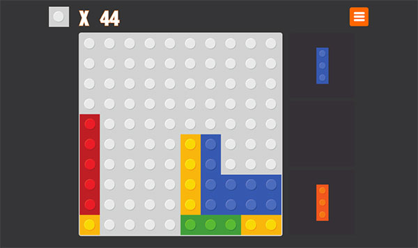 Hãy xếp các viên gach vào ô trống