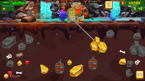 Đào trúng những khối vàng to