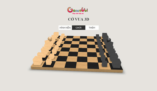 Chơi game Cờ vua 3D - GameVui