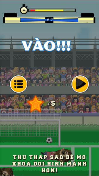 Ghi bàn để lên cấp 