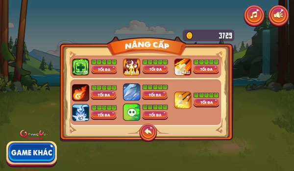 Nâng cấp sức mạnh