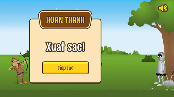 Hoàn thành cấp độ