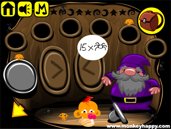 Tìm đủ 15 con nhện cho ông già