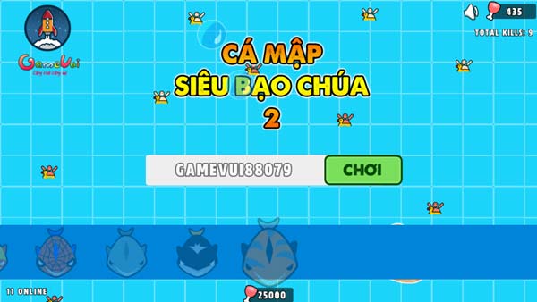 Chơi game Cá mập siêu bạo chúa 2 - GameVui
