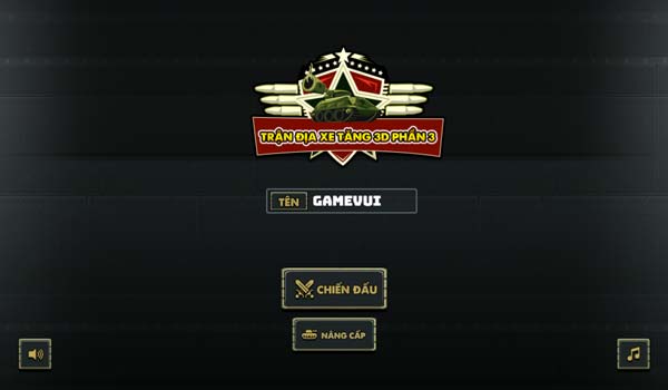 Chơi game Trận địa xe tăng 3D phần 3 - GameVui