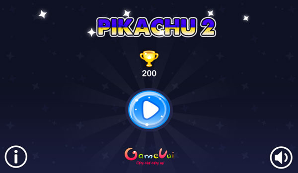 Chơi game Pikachu 2 - GameVui