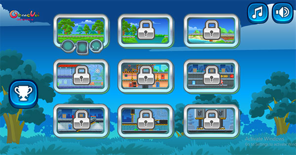 Có nhiều cấp độ chơi