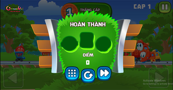 Hoàn thành cấp độ