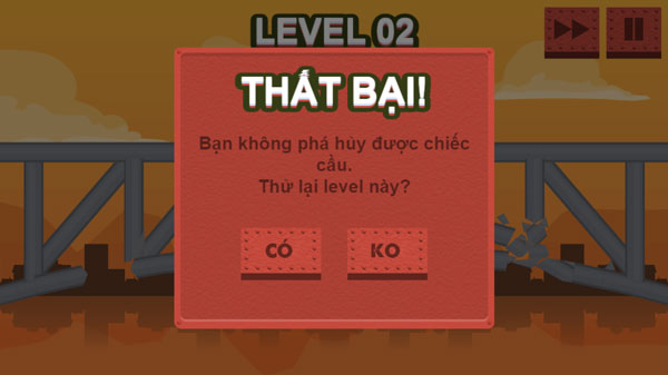 Nhiệm vụ phải phá hủy toàn bộ cầu và tiêu diệt hết quân lính