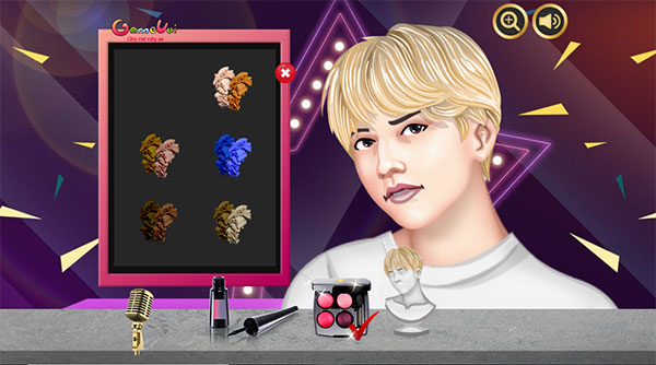 Trang điểm cho BTS