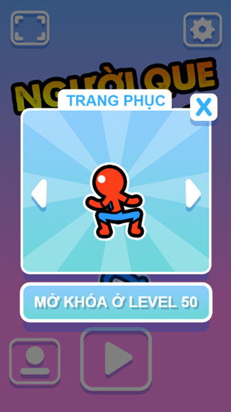 Trang phục skin người que