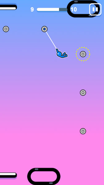 Stickman đu dây thừng