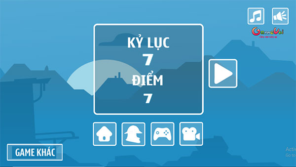 Ghi điểm càng cao càng tốt