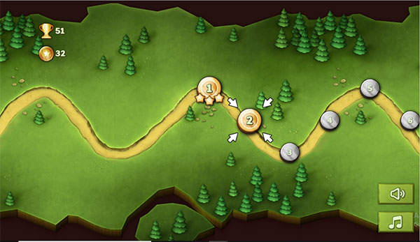 Có nhiều cấp độ chơi