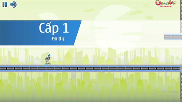 Bạn có thể cho robot chạy theo từng cấp độ